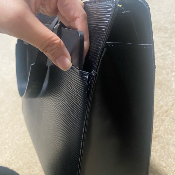 LOUIS VUITTON Bag Epi Croisette PM M52492 Black Tote LV - Picture 11 of 11